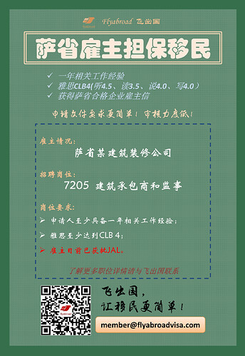 0925萨省某建筑公司招聘7205承包商和监事-001