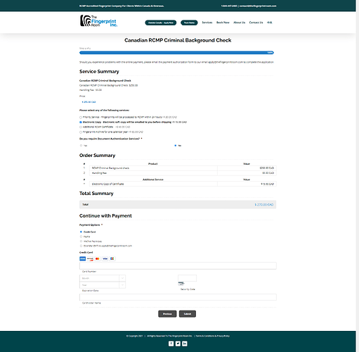 RCMP Certified Criminal Record Check Outside Canada step4
