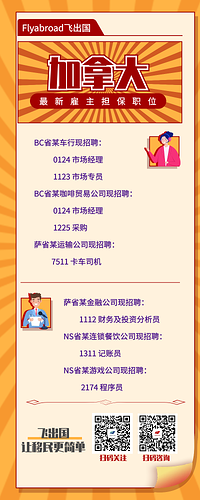 20220217加拿大雇主担保最新职位