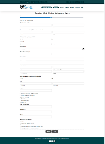 RCMP Certified Criminal Record Check Outside Canad