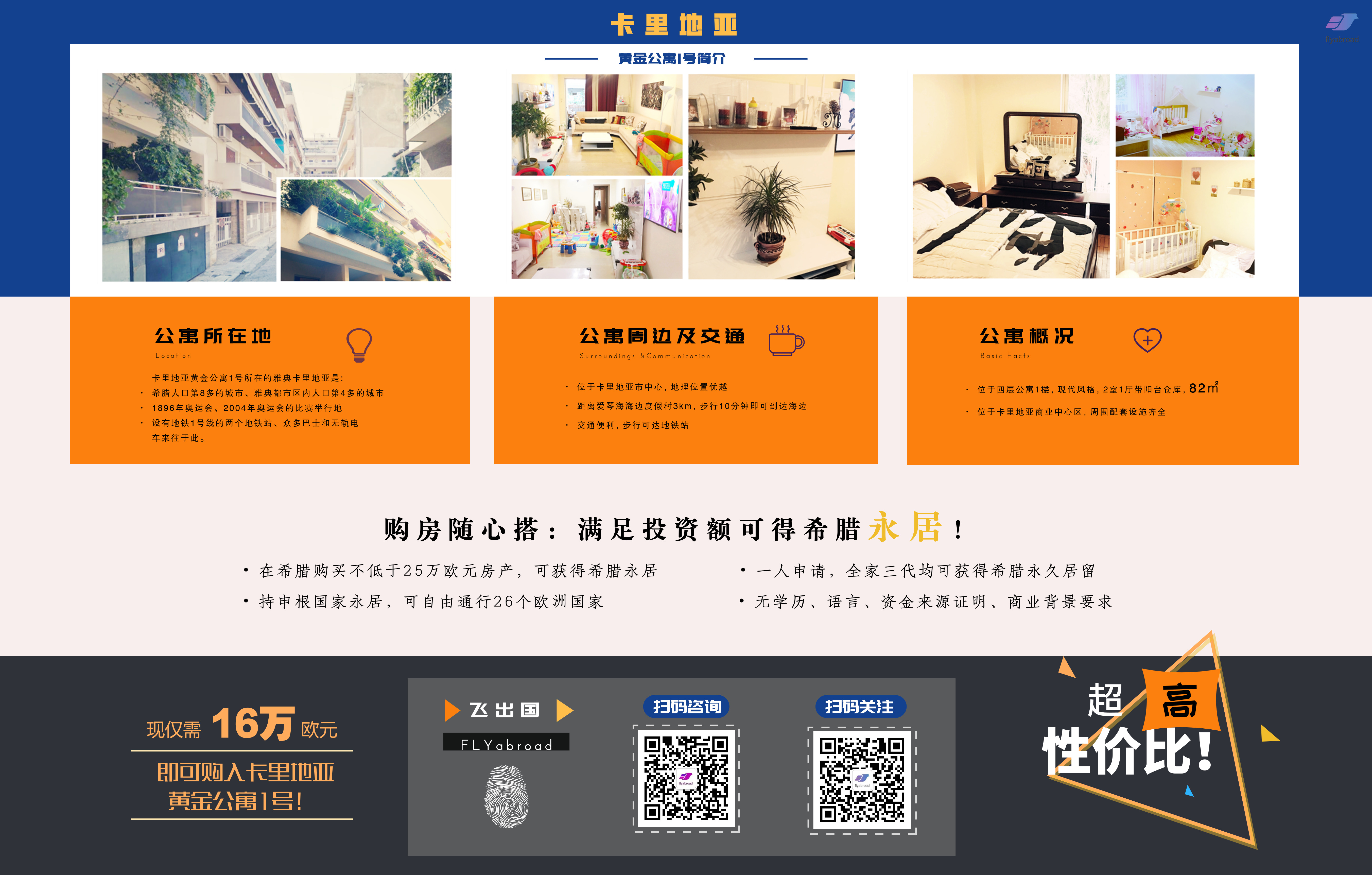 希腊置业移民优质房产推荐:3套房产随心搭 满足投资额可申请希腊永居 - 购房移民 - 飞出国论坛