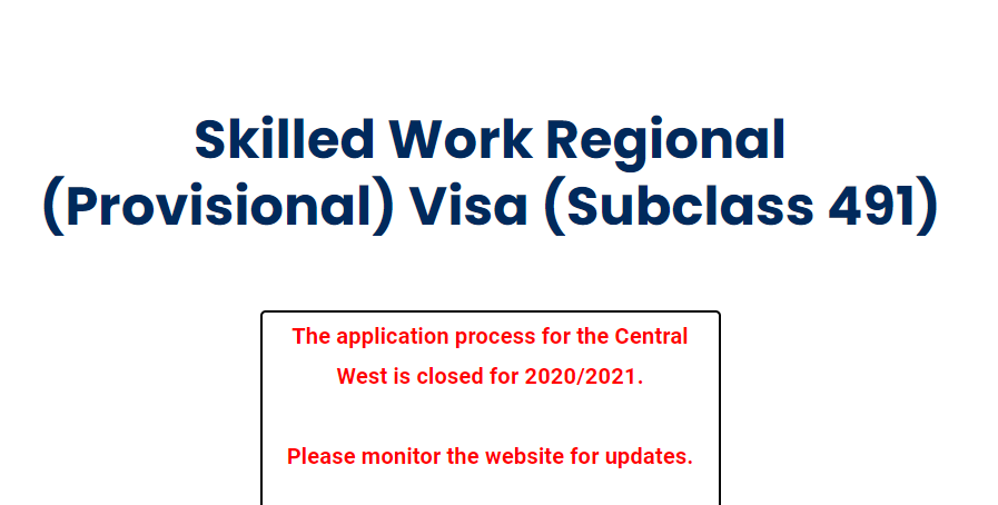nsw central west关闭